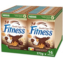 Chollo - Nestlé Fitness Chocolate Negro Cereales 375g (Pack de 16)