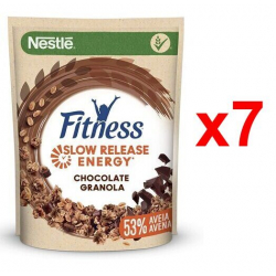 Nestlé Fitness Granola Avena y Chocolate 300g (Pack de 7)