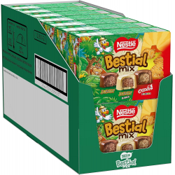 Nestlé Jungly Bombones Bestial Mix 187g (Pack de 14)
