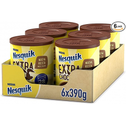 Chollo - Nestlé Nesquik Extra Choc cacao soluble instantáneo Pack 6x 390g