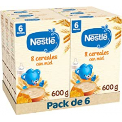 Chollo - Nestlé Papilla 8 Cereales con Miel 600g (Pack de 6)