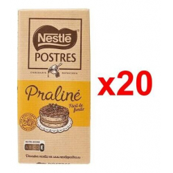 Chollo - Nestlé Postres Tableta de Praliné 170g (Pack de 20)