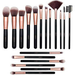 Chollo - Nestling Professional Makeup Brushes Rose Gold Series 18 pcs