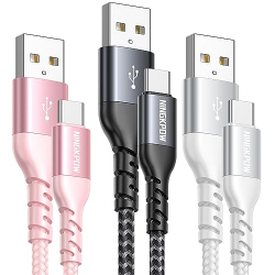 NingPow N016-MC-200 Cables USB-C (Pack de 3)