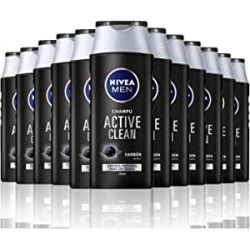 Chollo - Nivea Active Clean Carb&oacute;n activo Champ&uacute; Pack 12x 250ml