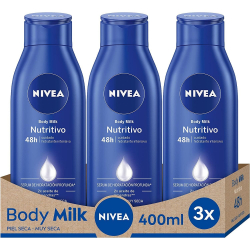 Nivea Body Milk Nutritivo 400ml (Pack de 3)