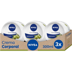 Chollo - NIVEA Crema Corporal Aceite de Oliva 300ml (Pack de 3)