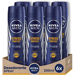 Chollo - NIVEA MEN Stress Protect Desodorante Antitranspirante Spray 200ml (Pack de 6)