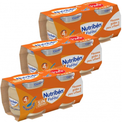Chollo - Nutrib&eacute;n Potitos Introducci&oacute;n 120g &lpar;Manzana Golden y Pera Williams&rpar; &lbrack;Pack de 6&rsqb;