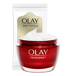 Chollo - Pack Olay Regenerist Crema de Día 50ml + Daily Facials Toallitas Limpiadoras 7uds