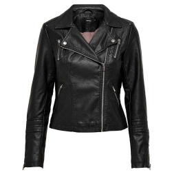 Chollo - ONLY Gemma Biker Faux Leather Jacket | 15153079_2161