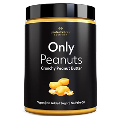 Only Peanuts Butter Crunchy Protein Works 990g