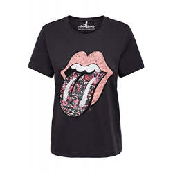 Chollo - ONLY Rolling Stones Flower T-Shirt | 15263996