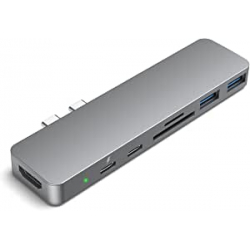 Chollo - Onlyelax Hub USB-C 7 en 2 para MacBook Pro/Air
