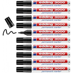 Chollo - Pack 10 marcadores permanentes Edding 3000