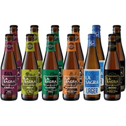 Chollo - LA SAGRA Pack Degustaci&oacute;n Cervezas Artesanales 12x33cl