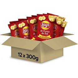 Chollo - Pack 12x Patatas fritas Lay's al Punto de Sal &lpar;12x300g&rpar;