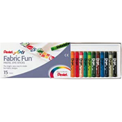 Chollo - Pack 15 Ceras Pentel Fabric Fun