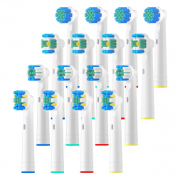 Chollo - Pack 16 Cabezales Recambio para Cepillos Oral B
