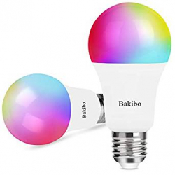 Chollo - Pack 2 Bombillas LED RGB Babiko 9W 1000Lm Alexa