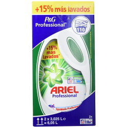 Chollo - Pack 2 Botellas Ariel Professional Detergente L&iacute;quido &lpar;110 Lavados&rpar;