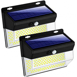 Chollo - Pack 2 Focos LED solares con sensor de movimiento Zhenren 2x262LED