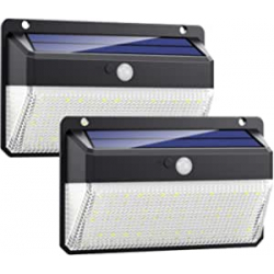 Chollo - Pack 2 focos solares Kilponen 108LED con sensor de movimiento - DD04