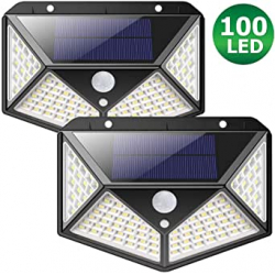Chollo - Pack 2 Focos Solares Zimax con Sensor de Movimiento &lpar;2x100LED&rpar;