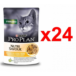 Chollo - Pack 24x Purina ProPlan Nutrisavour Sterilized (24x 85g)