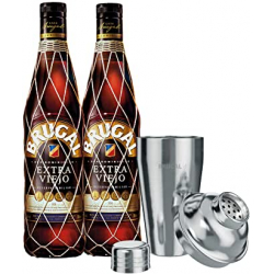 Chollo - Pack 2x Brugal Extra Viejo &plus; Coctelera &lpar;2x700ml&rpar;