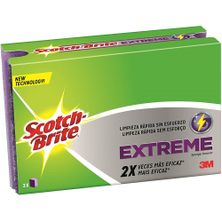 Chollo - Pack 2 Estropajos Scotch-Brite fibra Extreme con Esponja