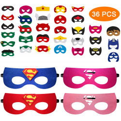 Chollo - Pack 36 M&aacute;scaras de Superh&eacute;roes