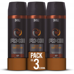 Chollo - Pack 3x Desodorante body spray Axe Dark Temptation Fresh XL Spray 200ml