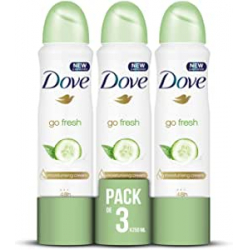 Chollo - Pack 3x Desodorante antitranspirante Dove Go Fresh 3x250ml