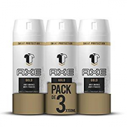 Pack 3x Antitranspirante Axe Gold Dry Anti Marks (3x150ml)