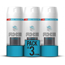 Chollo - Pack 3x Desodorante Axe Ice Chill Dry (3x150ml)