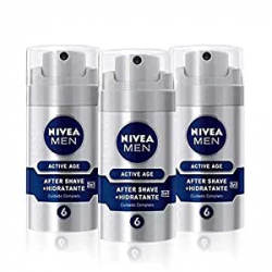 Pack 3x Nivea Men Active Age After Shave + Hidratante Anti-Edad (3x75ml)