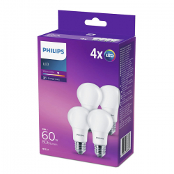 Chollo - Pack 4 Bombillas LED Philips 8W E27