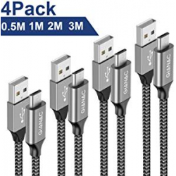 Chollo - Pack 4 Cables Micro USB Gianac GHG01