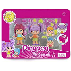 Chollo - Pack 4 figuras Pinypon New Look - Famosa 700015571