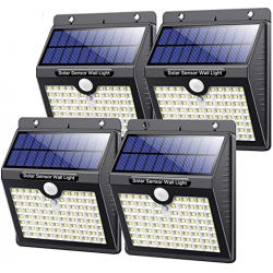 Chollo - Pack 4 Focos Solares Kilponen con sensor de movimiento &lpar;4x80LED&rpar;