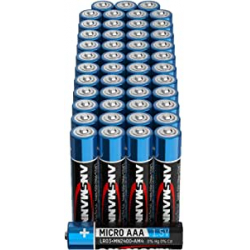 Chollo - Pack 48 Pilas alcalinas Ansmann Micro AAA