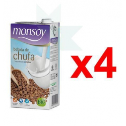 Chollo - Pack 4x Horchata de Chufa Ecológica Monsoy (4x1L)