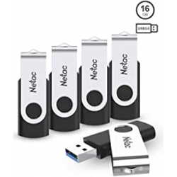 Chollo - Pack 5 Pendrive 16GB Netac USB 3.0