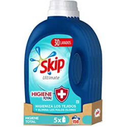 Chollo - Pack 5x Detergenge líquido Skip Ultimate Higiene Total 150 Lavados