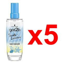 Chollo - Pack 5x Perfume para cabello got2b Scent Crown Ocean Vibe (5x75ml)