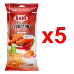Chollo - Pack 5x Preparado para rebozados picante sin gluten Dani (5x500g)