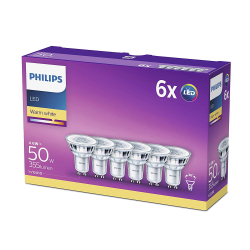 Philips CorePro LEDspot GU10 PAR16 4.6-50W 2700K 6pk | 9290012152C