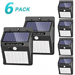 Chollo - Pack 6 Focos Solares con Sensor de Movimiento (6x42LED)