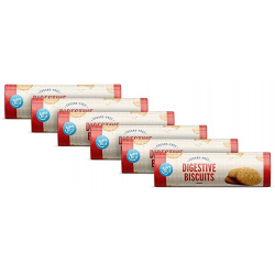 Chollo - Pack 6 Paquetes galletas Digestive sin azúcar Happy Belly 6x400g